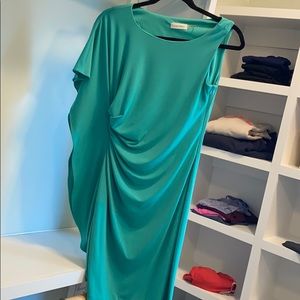 Teal Calvin Klein dress